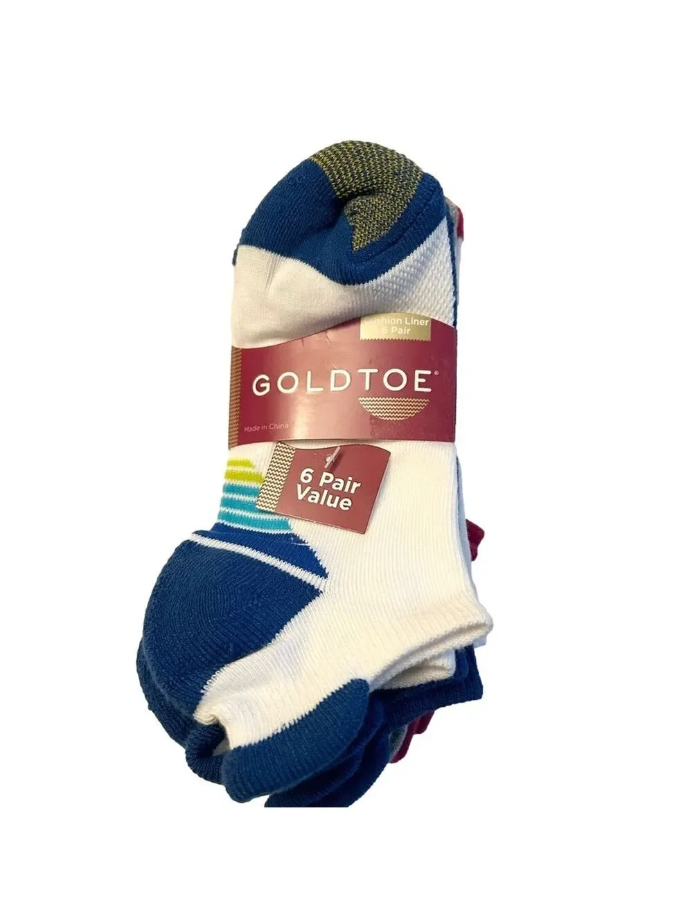 Gold toe 6 Pairs of Women’s Socks Size 9 to 11 NWT